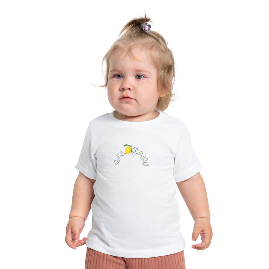 Baby Short Sleeve T-Shirt - Lemon