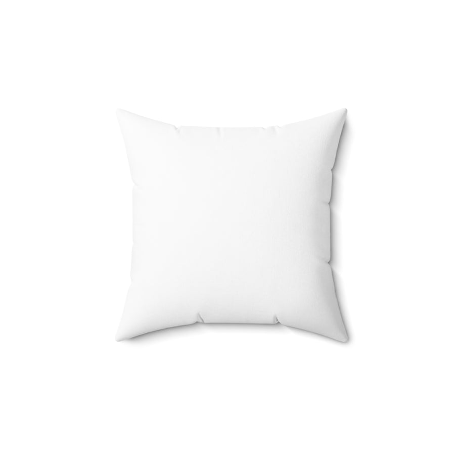 Spun Polyester Square Pillow - "Life is Better in Greece"