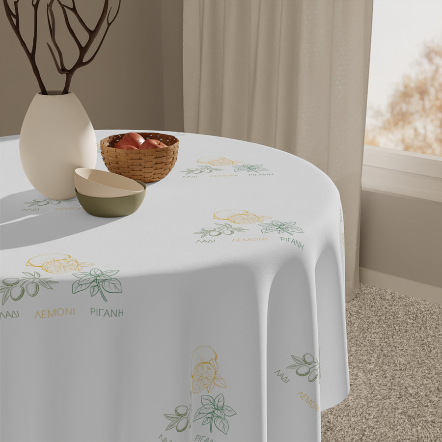 Mediterranean Inspired Tablecloth